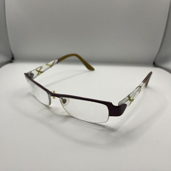 Prodesign Denmark Eyeglasses Pure Titanium *READ* Frames Only Brown 51-17-140 - Picture 3 of 6